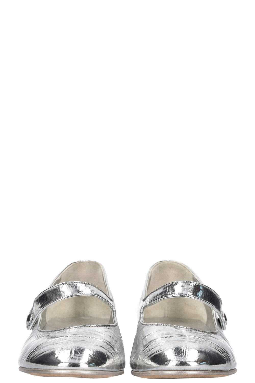 Chanel silver shop mary janes