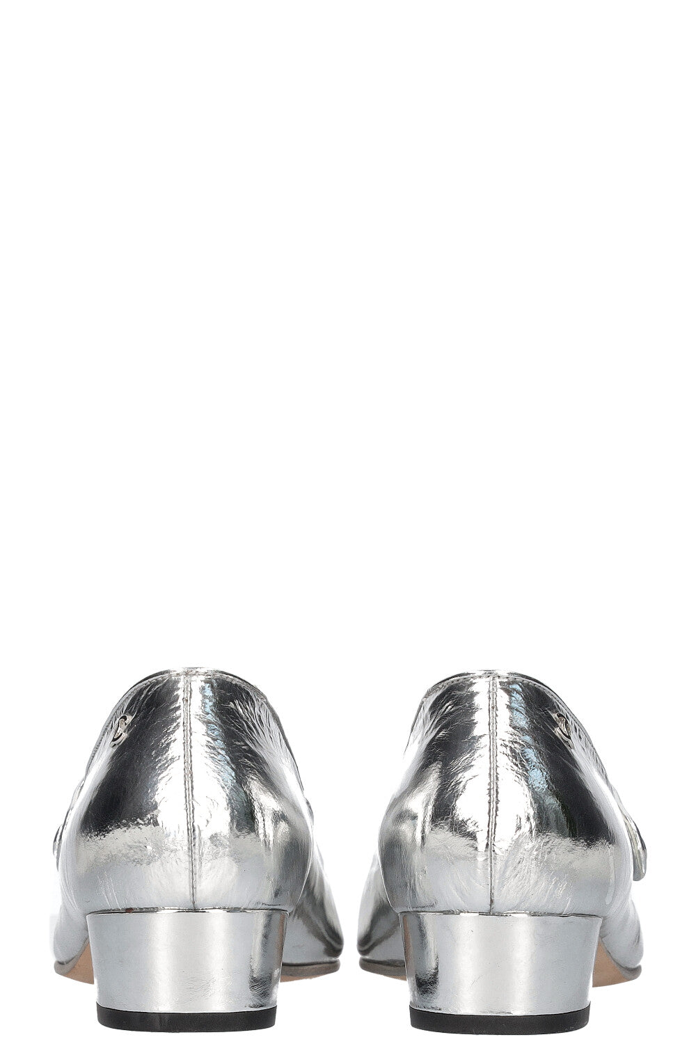 CHANEL Mary Jane Escarpins Argent 2019 REAWAKE