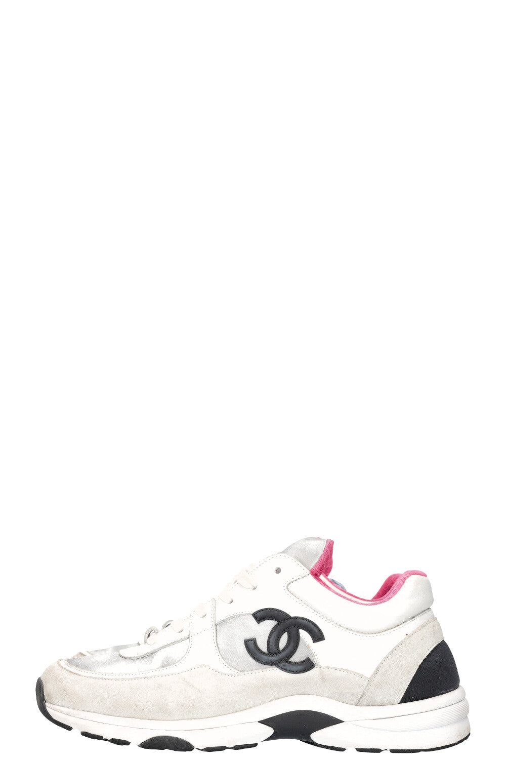 Black and pink chanel sneakers store