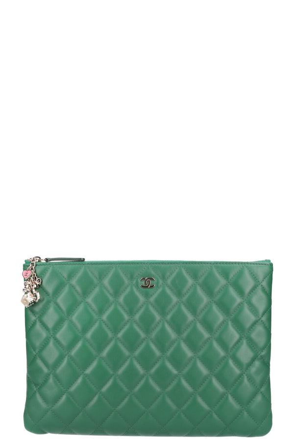 CHANEL O Case Pochette Vert 2016