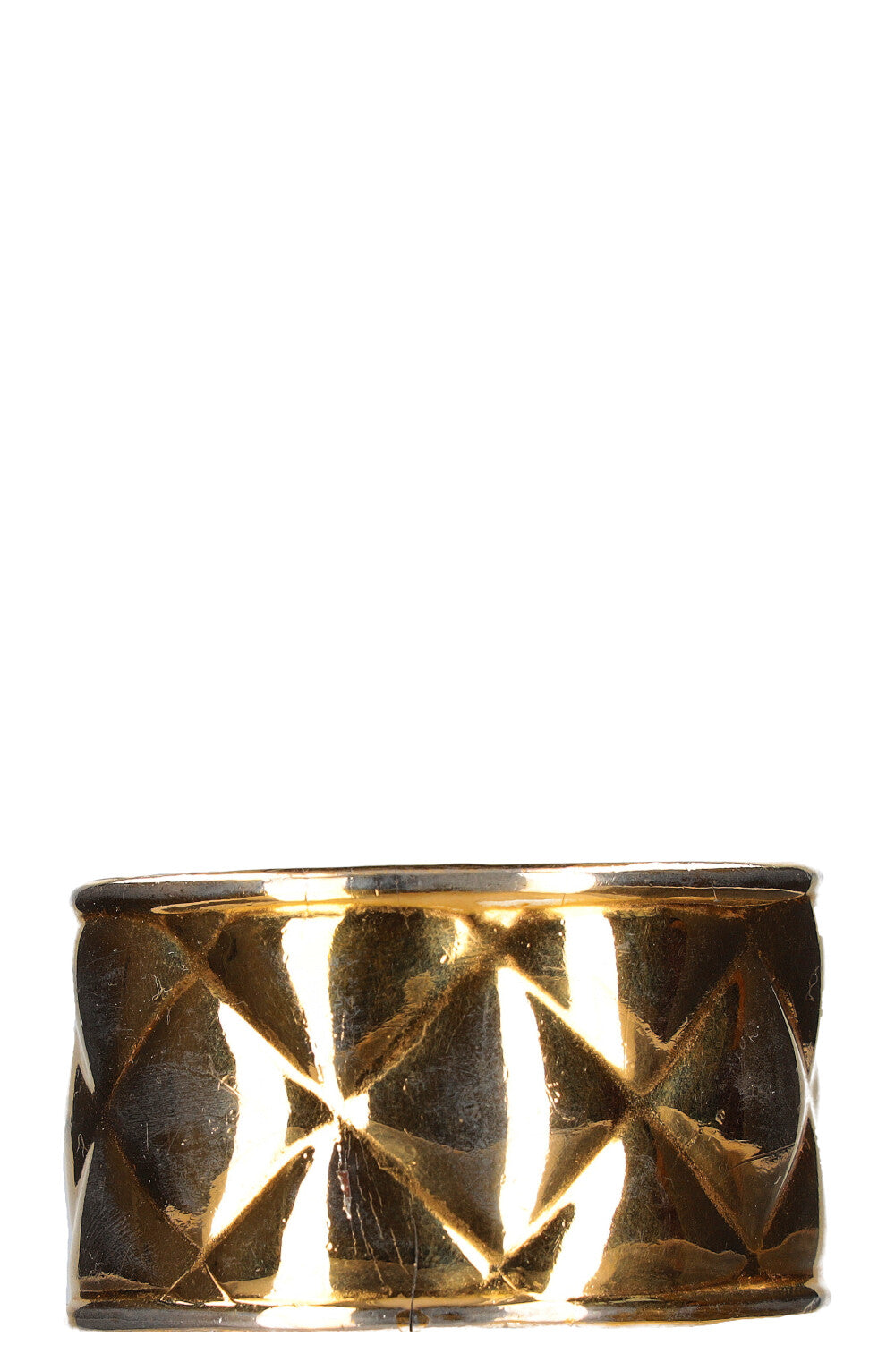 Chanel Matelassé Cuff Gold