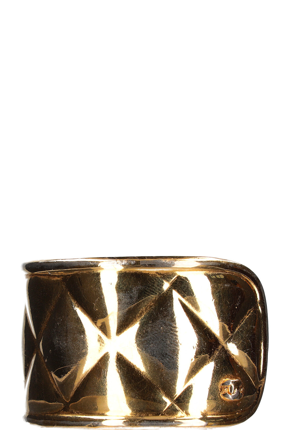 CHANEL Matelasse Cuff Gold