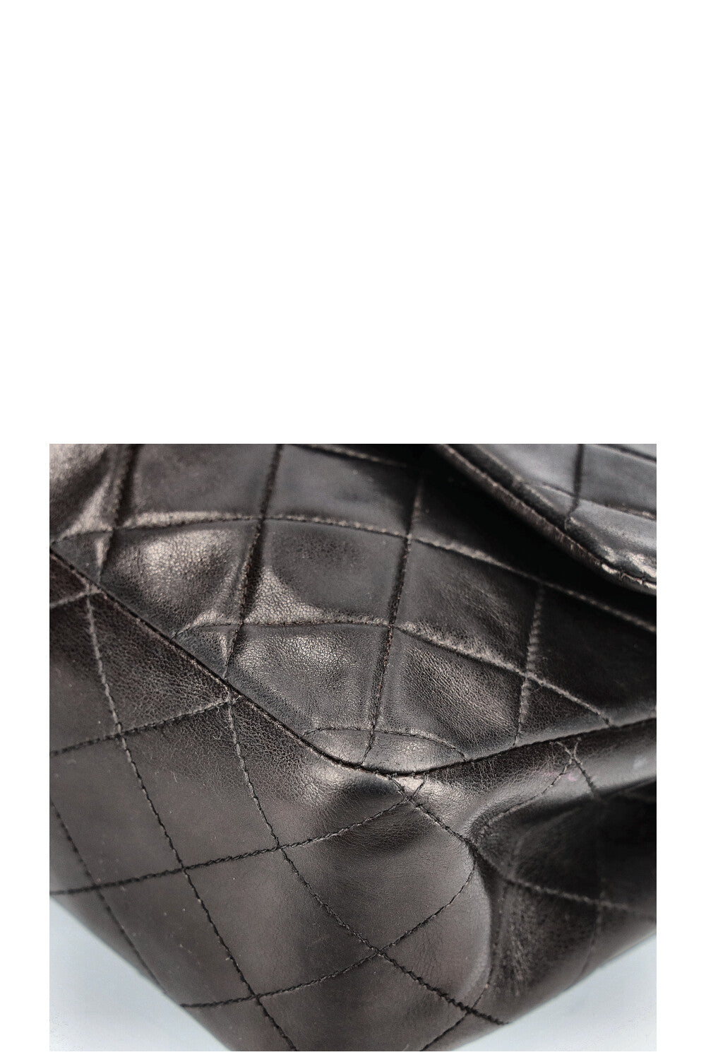 CHANEL Vintage Double Flap Bag Medium Black