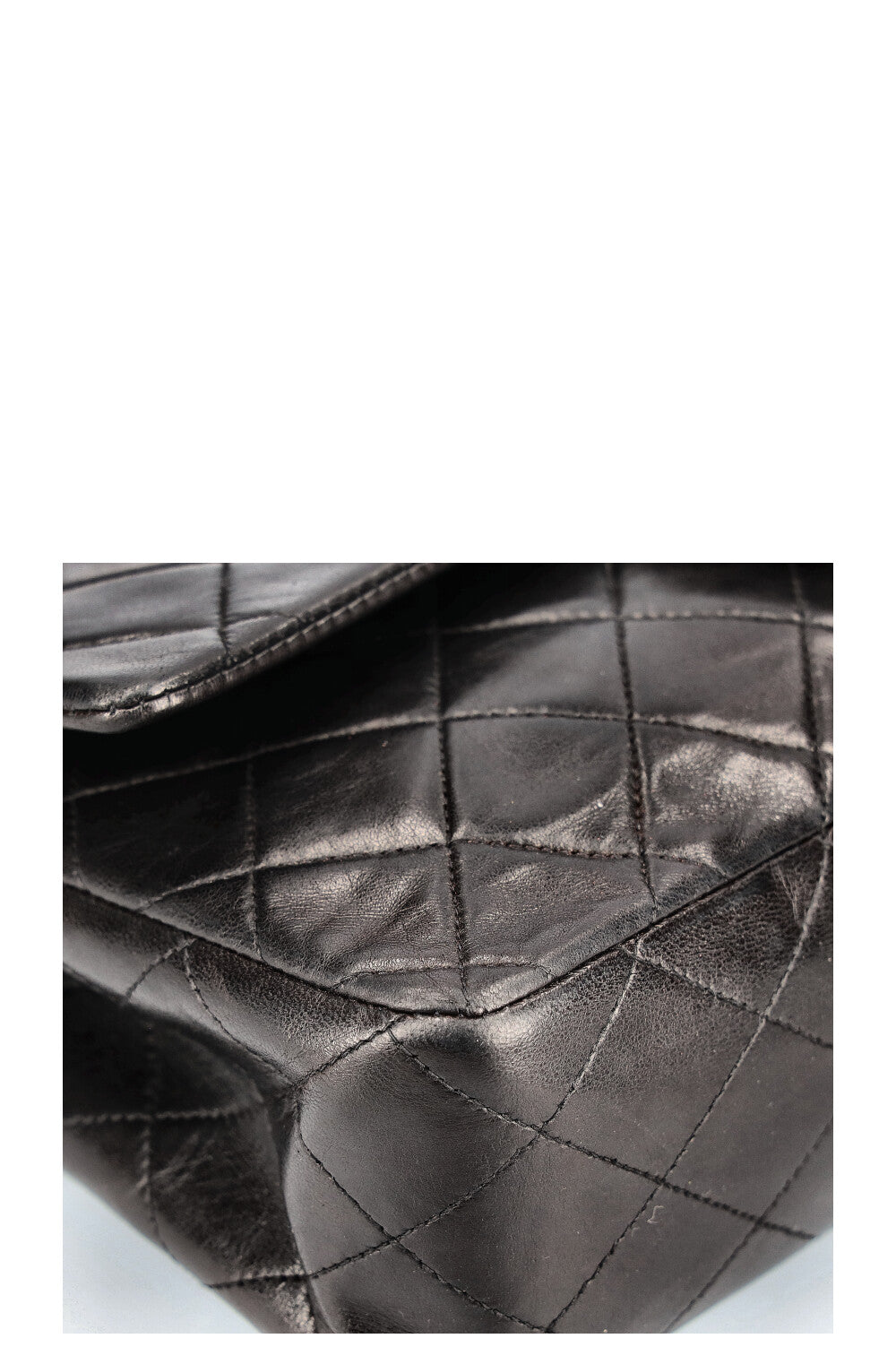 CHANEL Vintage Double Flap Bag Medium Black