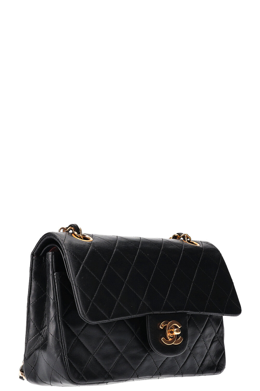 CHANEL Double Flap Bag Small Black