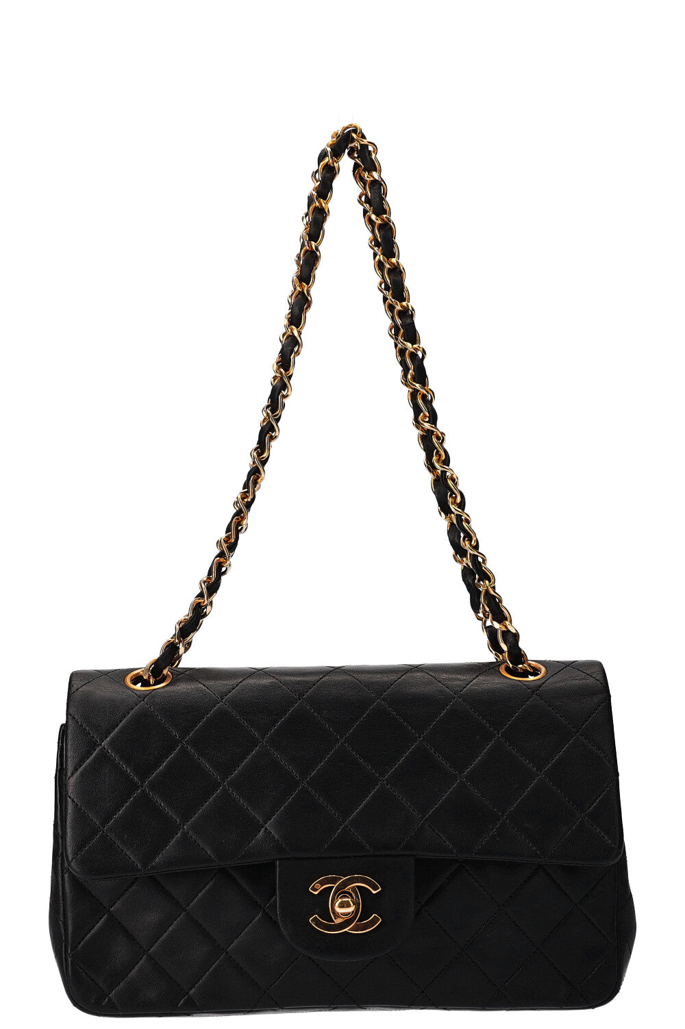 CHANEL Double Flap Bag Small Black