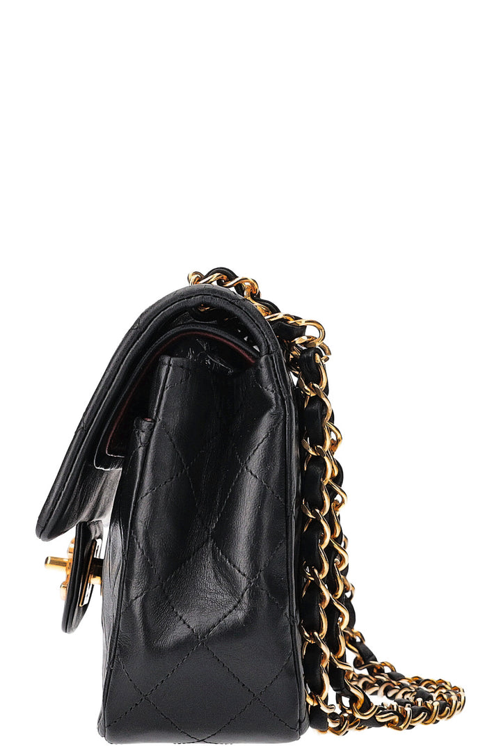 CHANEL Double Flap Bag Small Black