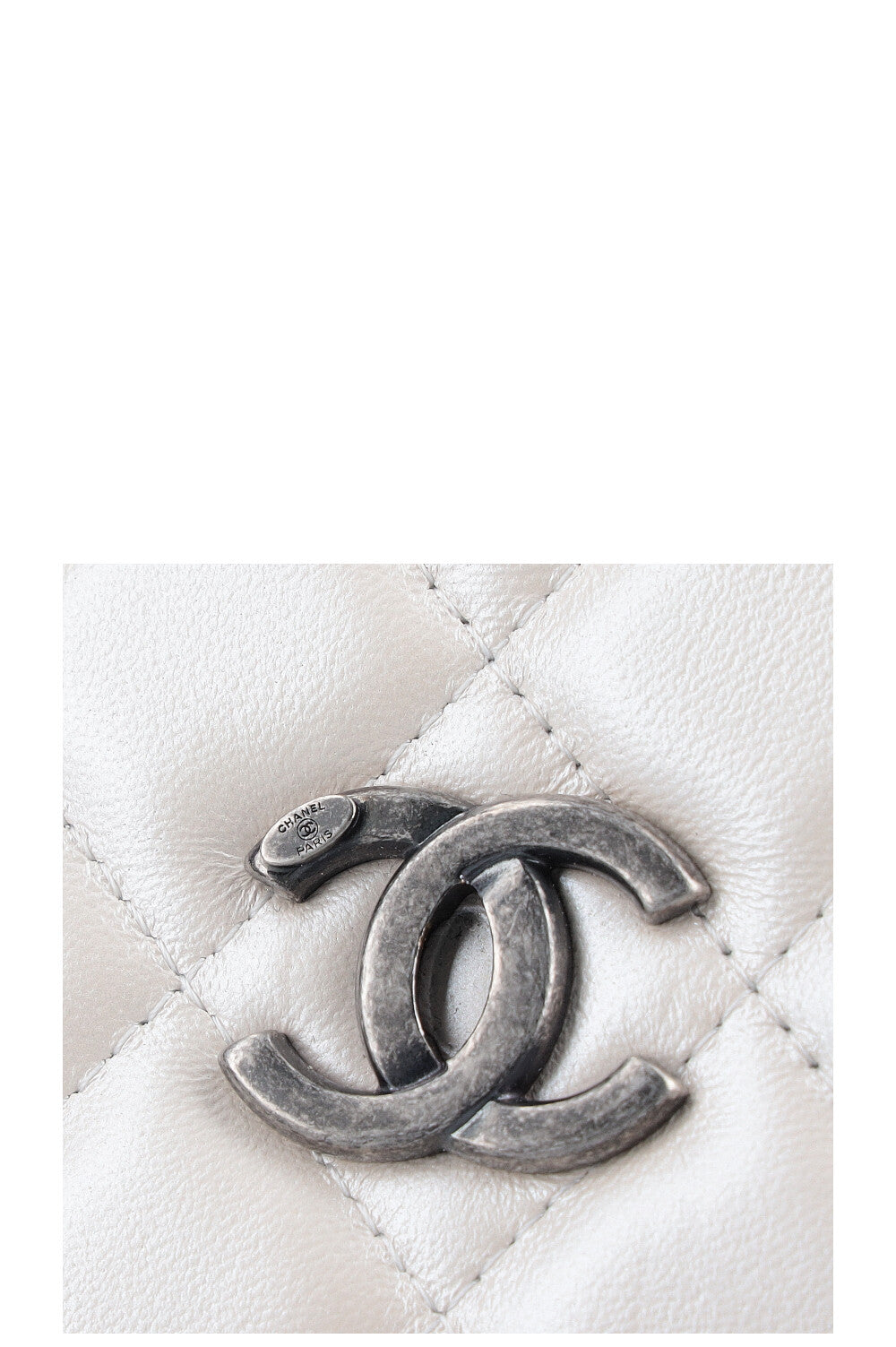 CHANEL Sac Multi Pochette Blanc Irisé