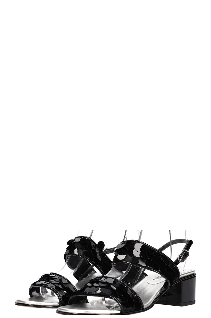 CHANEL Sequin Sandals