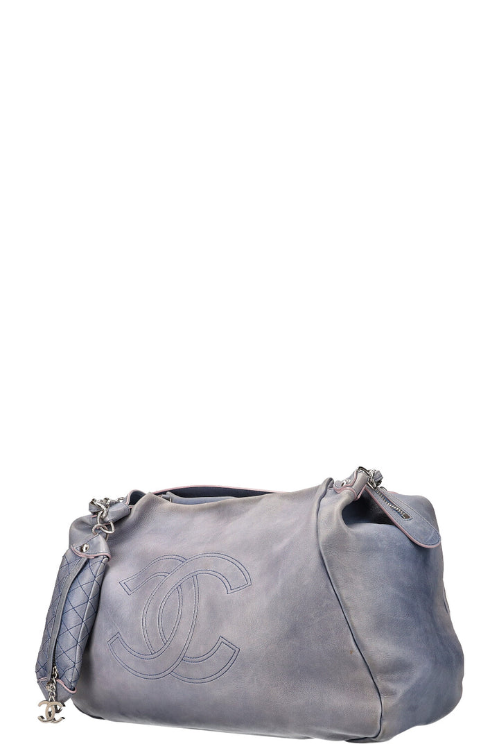 CHANEL Edgy Hobo Bag Blue