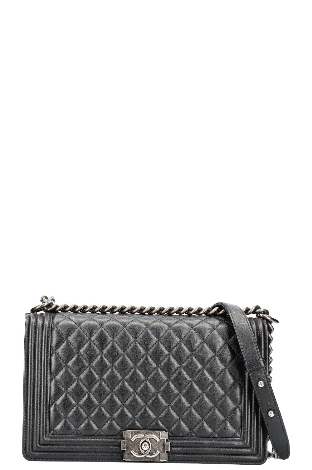 CHANEL Sac Garçon Grand Noir 2014 - 2015