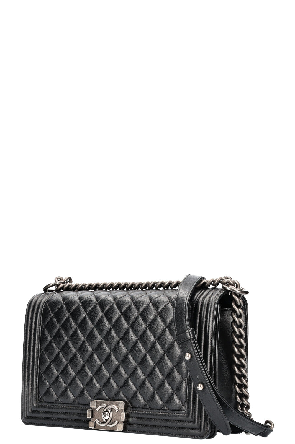 CHANEL Sac Garçon Grand Noir 2014 - 2015
