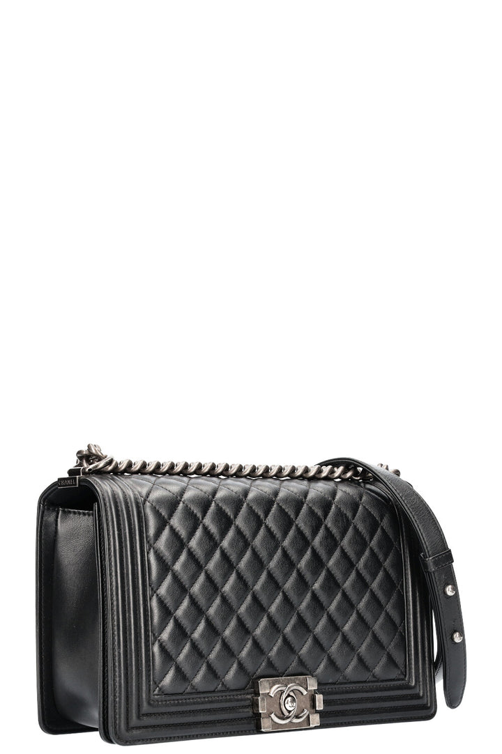 CHANEL Sac Garçon Grand Noir 2014 - 2015