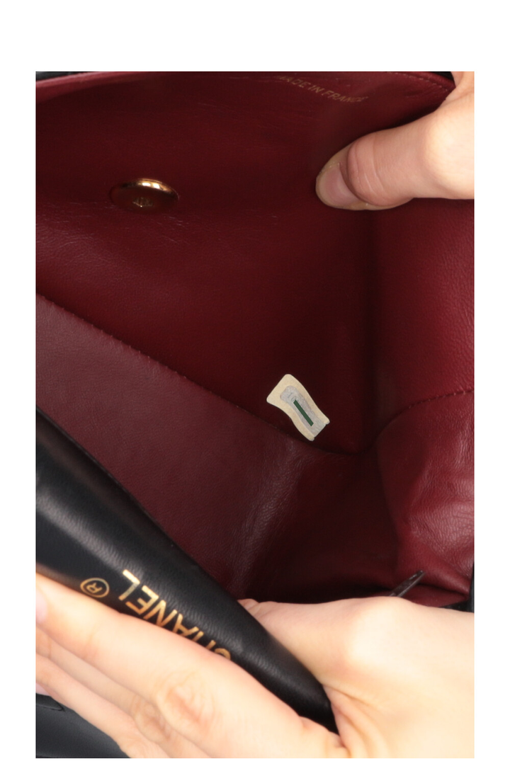 CHANEL Single Flap Bag Black