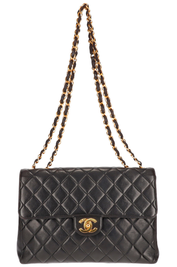 CHANEL Single Flap Bag Black