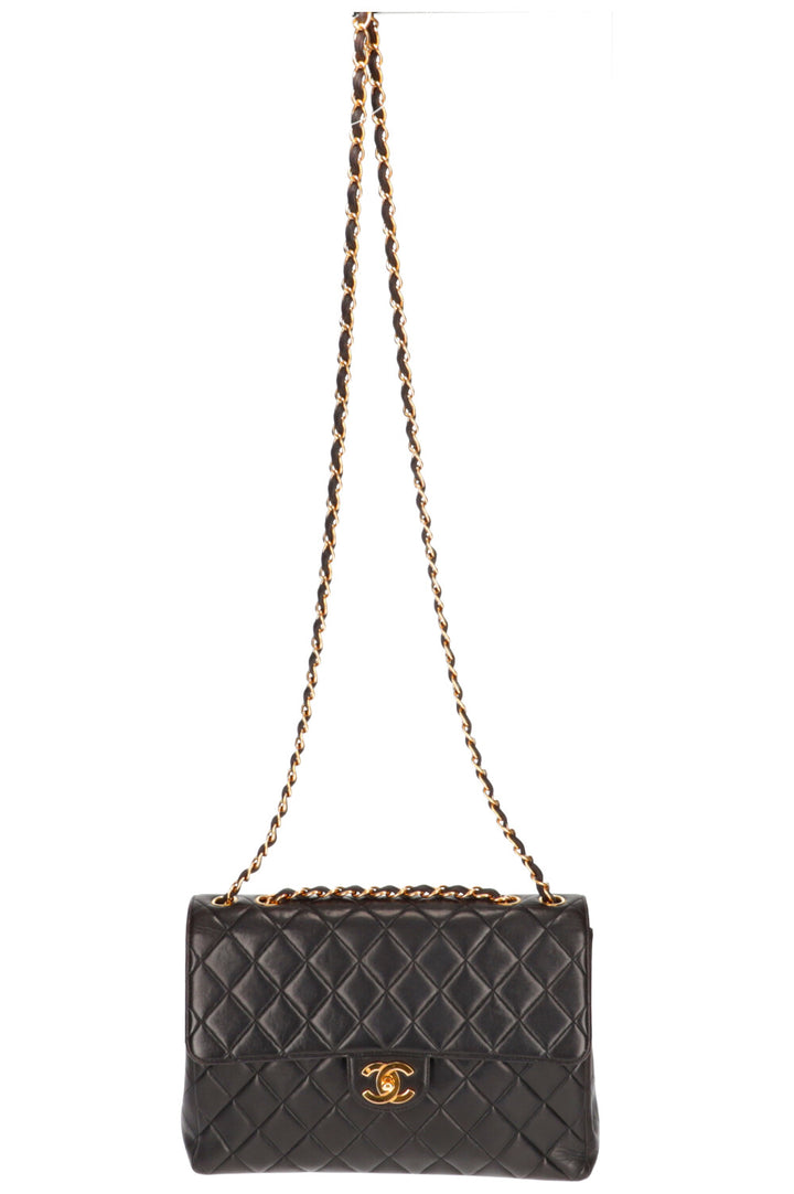 CHANEL Single Flap Bag Black