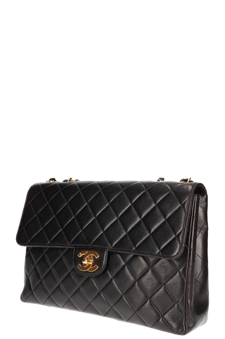 CHANEL Single Flap Bag Black