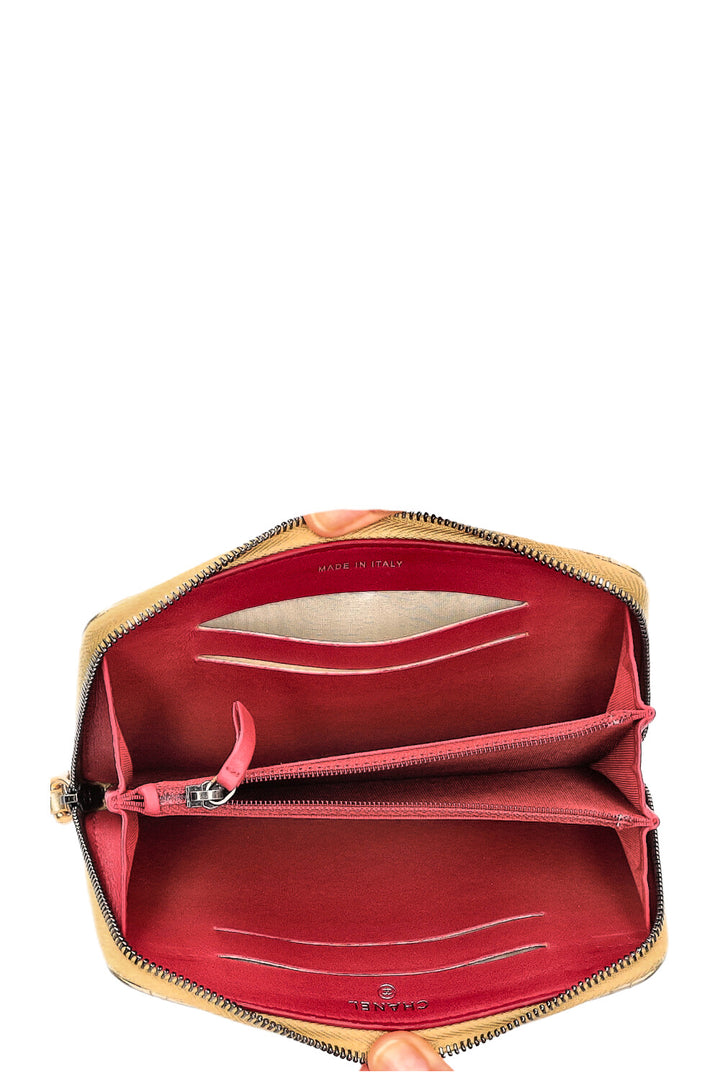 CHANEL Gabrielle Wallet Gold