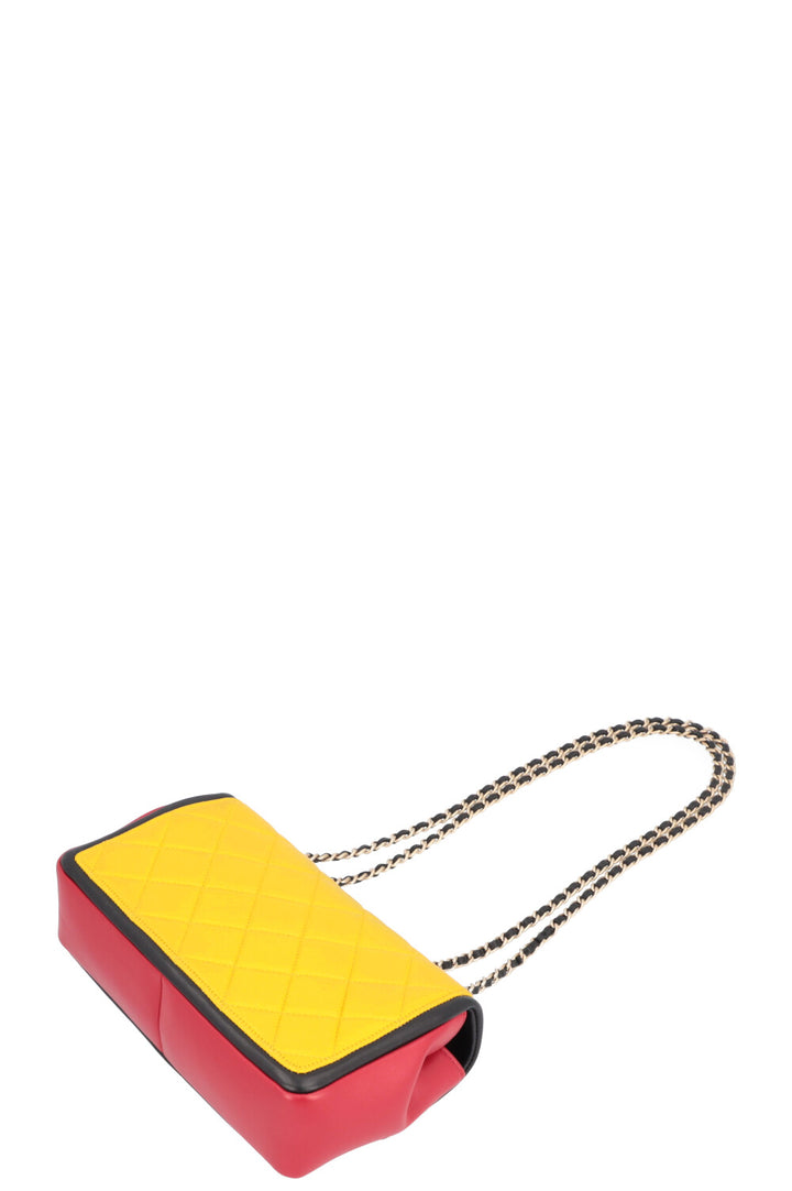 CHANEL Sac à rabat color block Mondrian