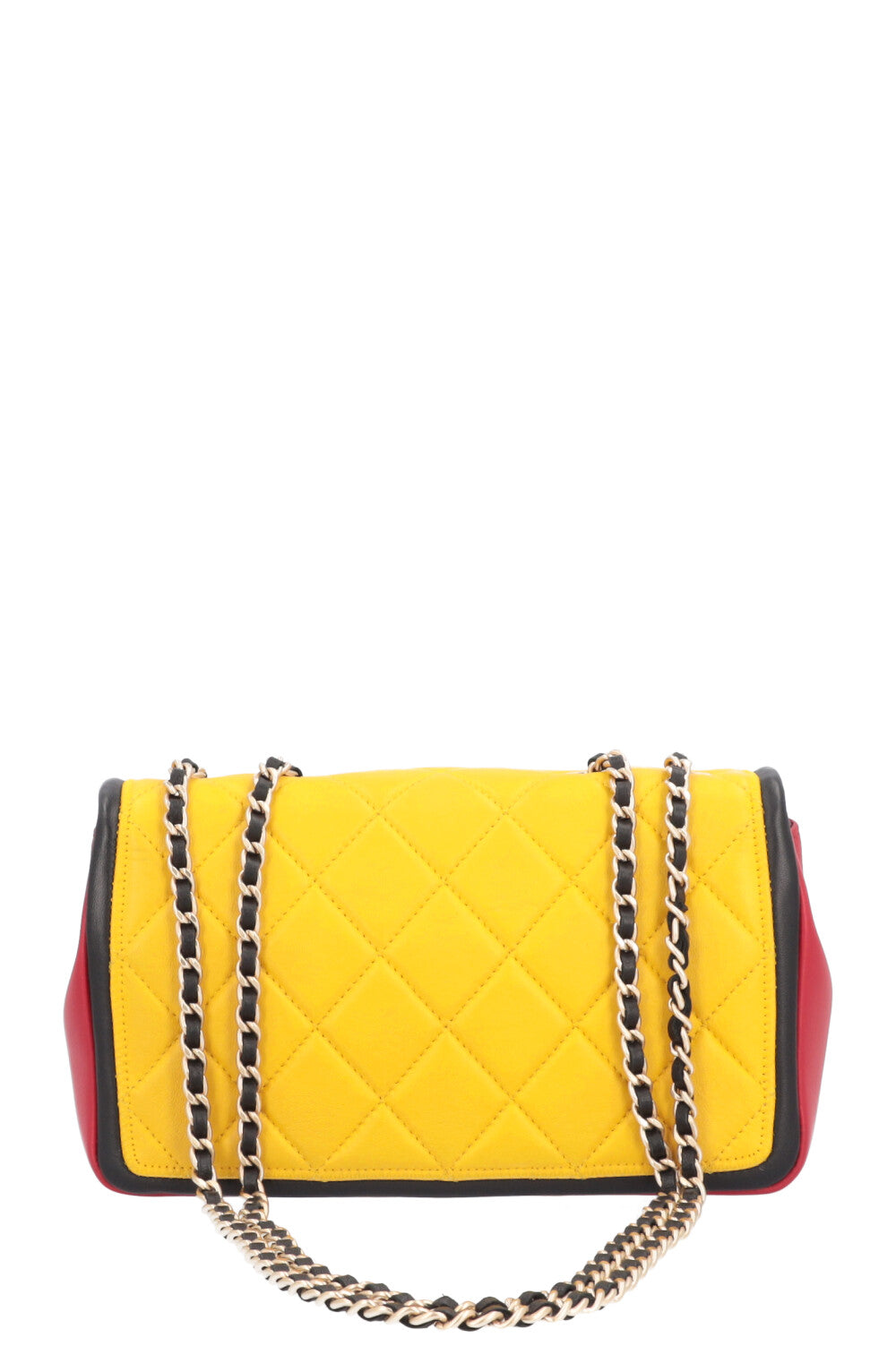 CHANEL Sac à rabat color block Mondrian