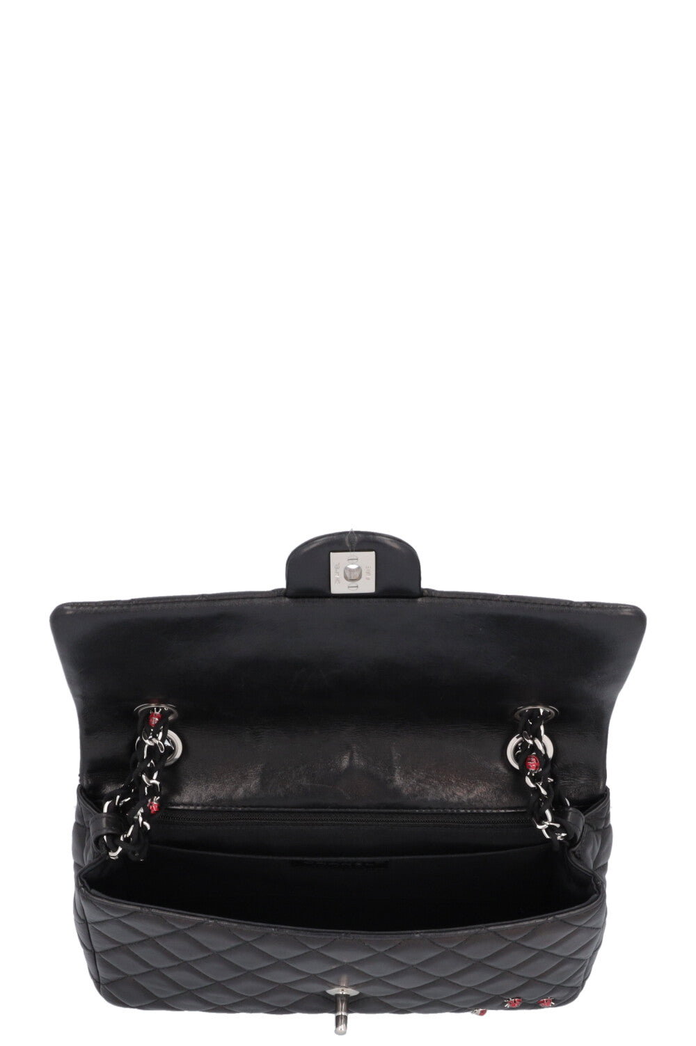 CHANEL Medium Single Flap Bag Ladybugs