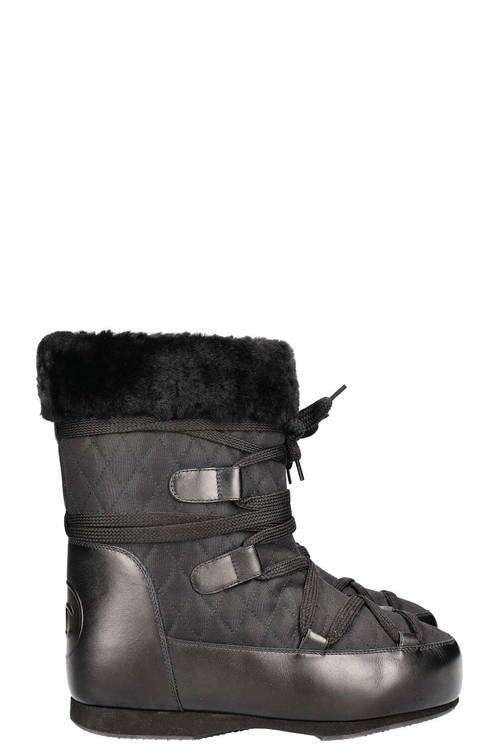 CHANEL Moon Boots Black