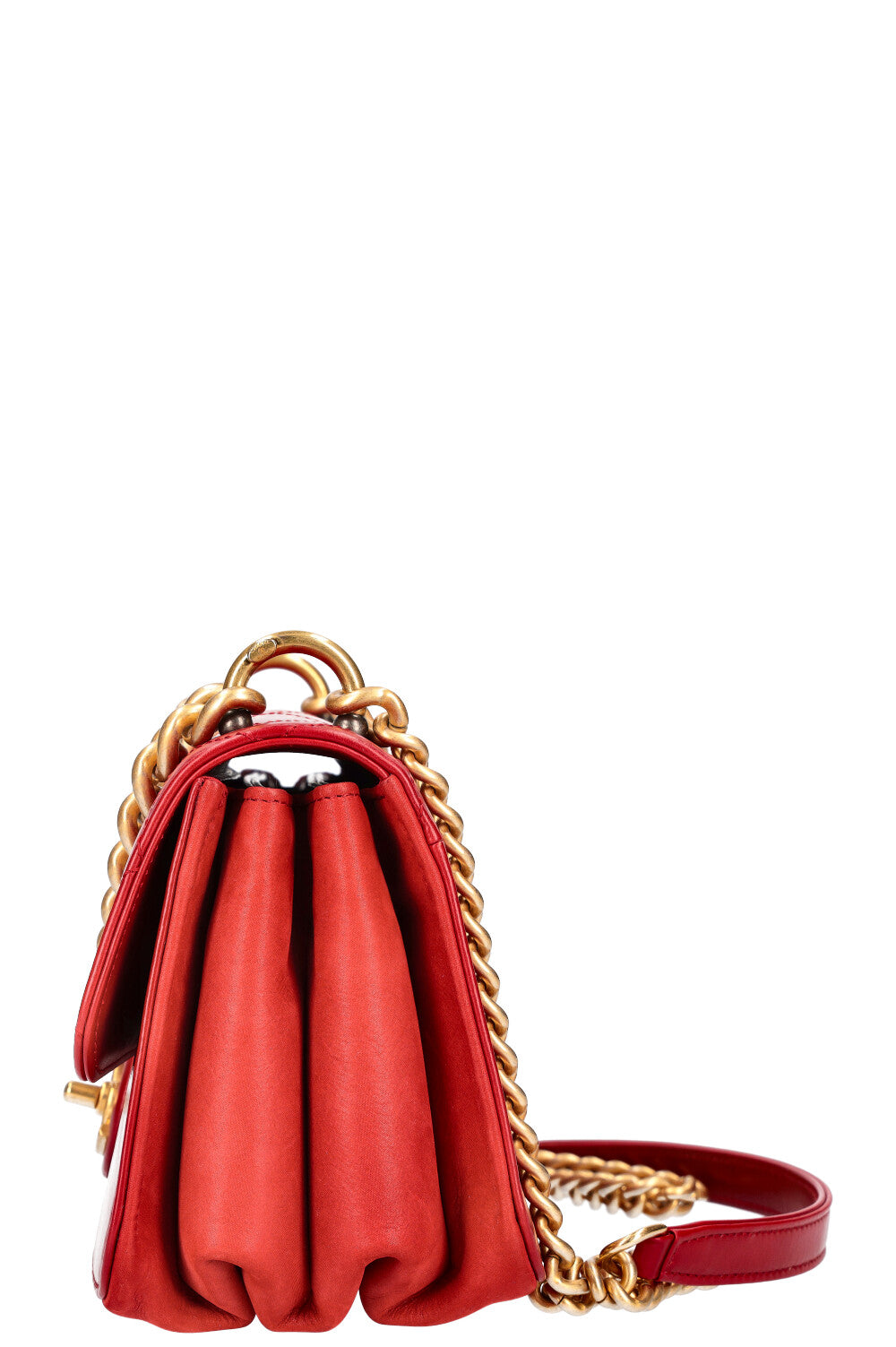 CHANEL Paris Cosmopolite Bag Small Red