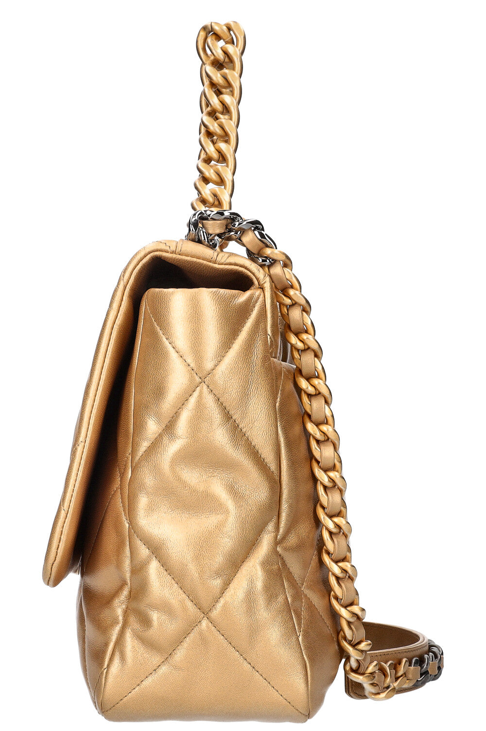 CHANEL 19 Bag Maxi Gold 2020 REAWAKE