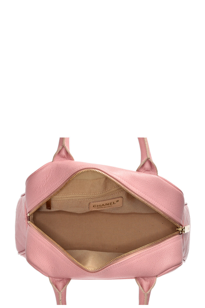 CHANEL Timeless Bowling Bag Caviar Pink