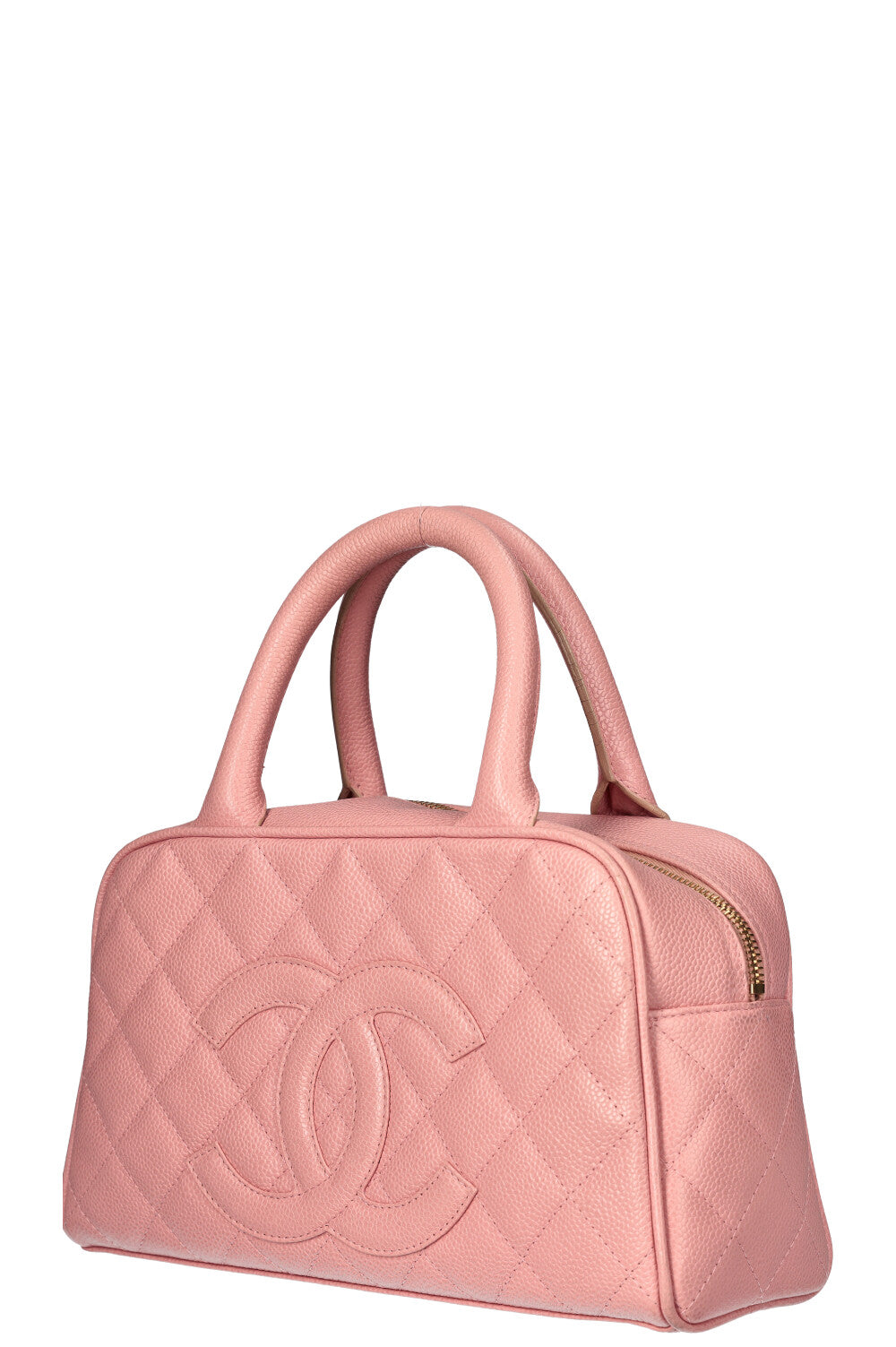 CHANEL Timeless Bowling Bag Caviar Pink