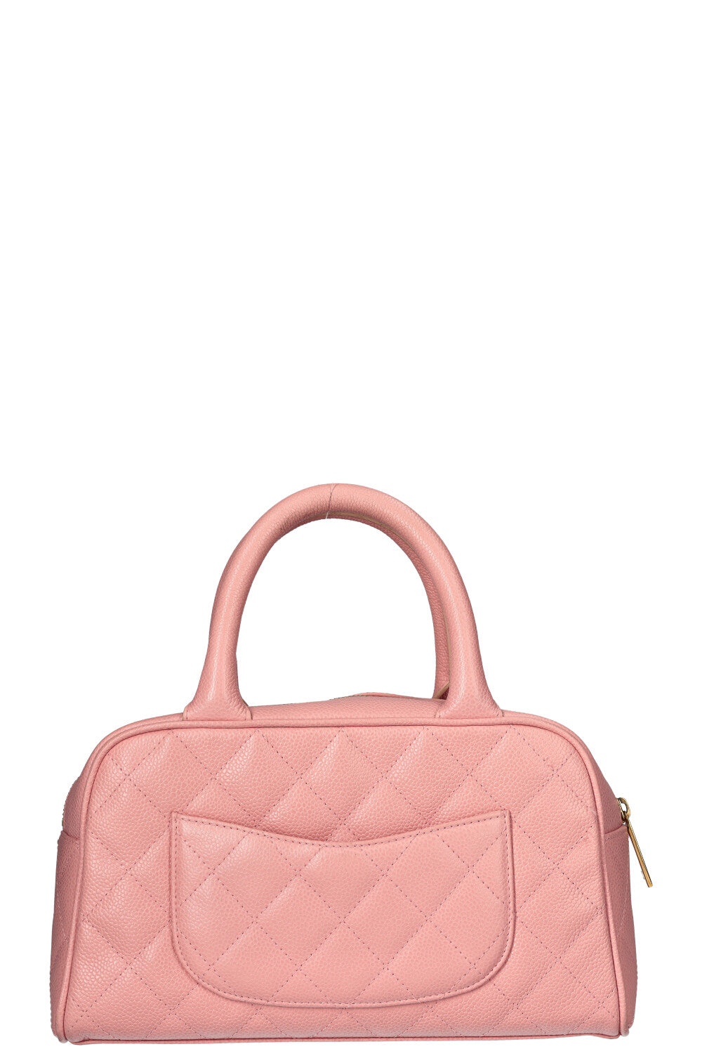 CHANEL BOSTON MINI bowling bag Pink Leather ref.245507 - Joli Closet