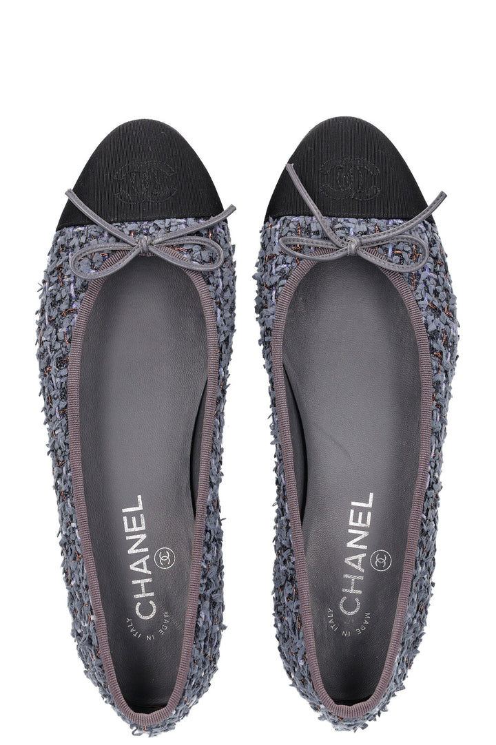 CHANEL Ballerines Classiques Tweed