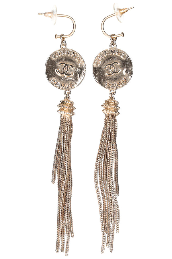 Chanel Coin Tassel Earrstuds Prefall 2010