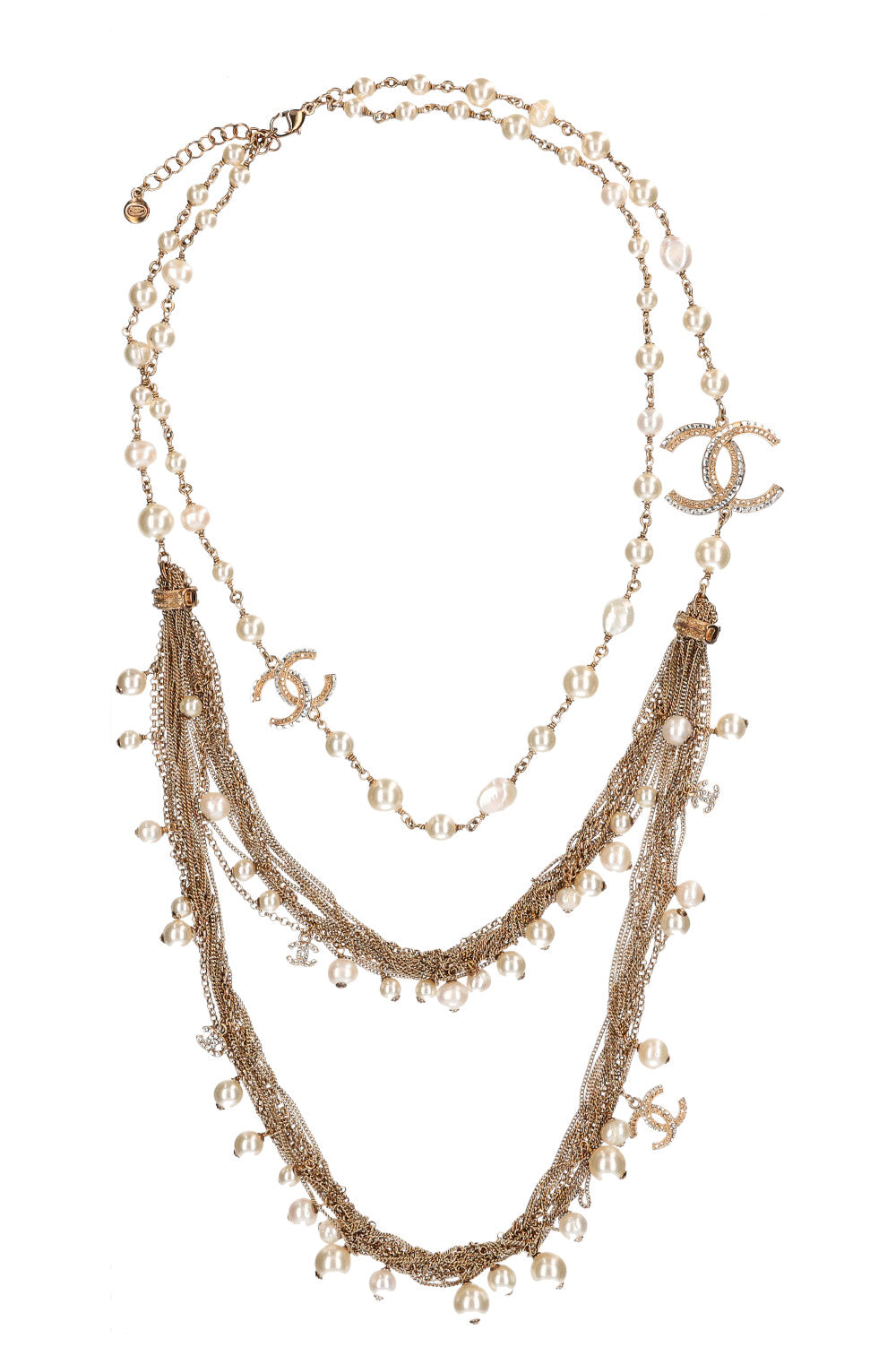 CHANEL 3 Strand Necklace Spring 2011