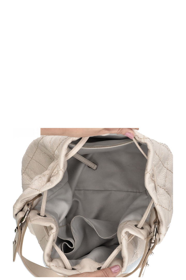 CHANEL On The Road Bucket Bag Ivory