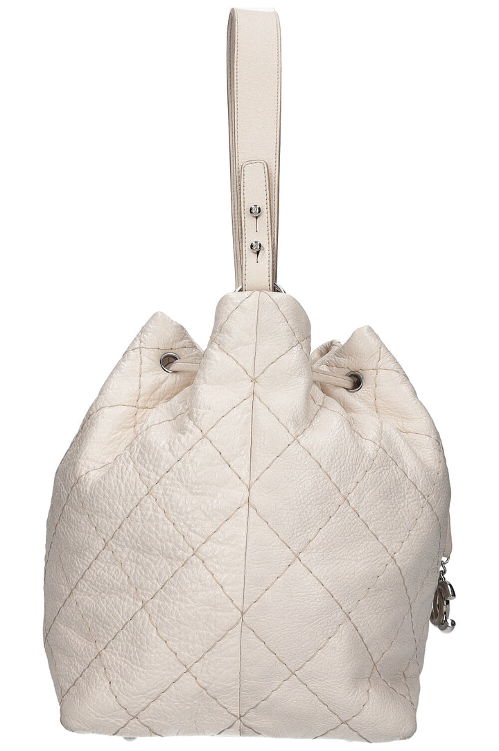 CHANEL On The Road Bucket Bag Ivory