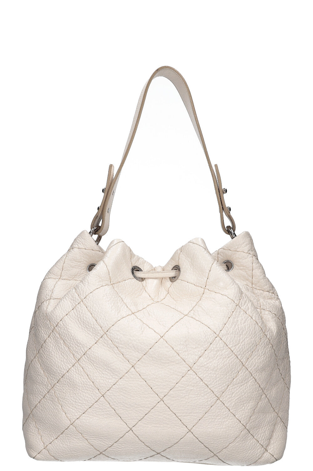 CHANEL On The Road Bucket Bag Ivory