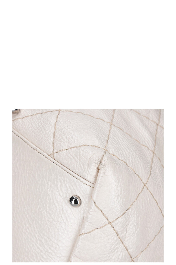 CHANEL On The Road Bucket Bag Ivory