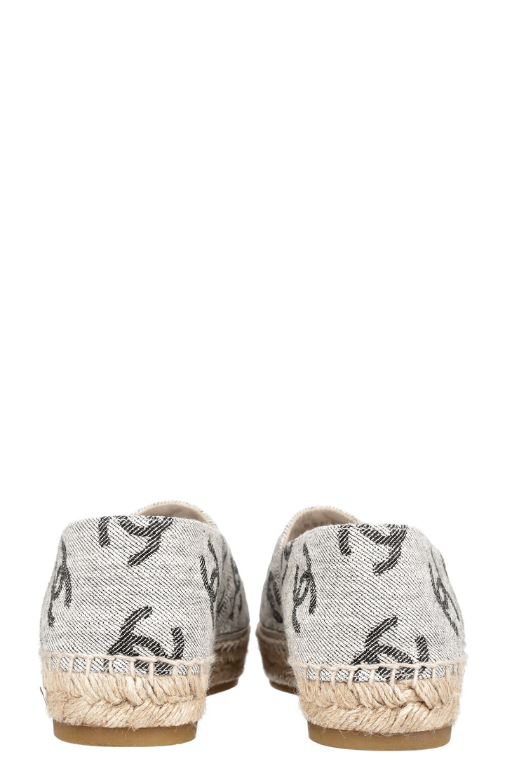 CHANEL Espadrilles CC Grey