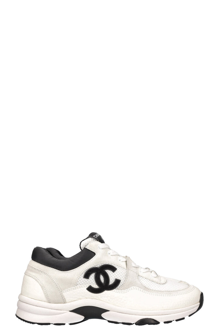 CHANEL Tennis Sneakers White