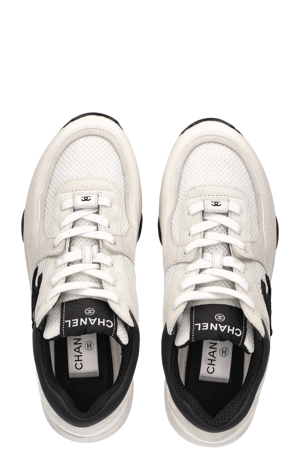 CHANEL Tennis Sneakers White