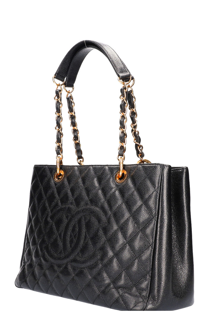 CHANEL GST Tote Black Caviar