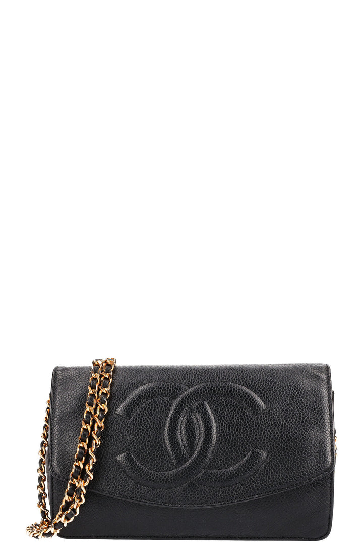 CHANEL Vintage WOC Caviar Black