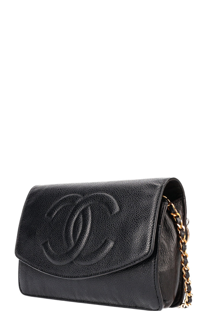 CHANEL Vintage WOC Caviar Black