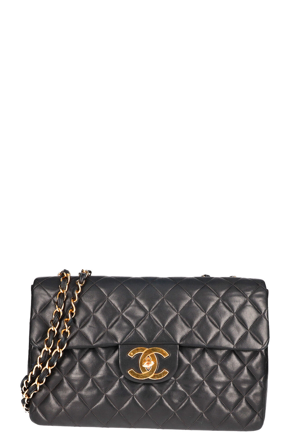 CHANEL vintage single flap bag maxi