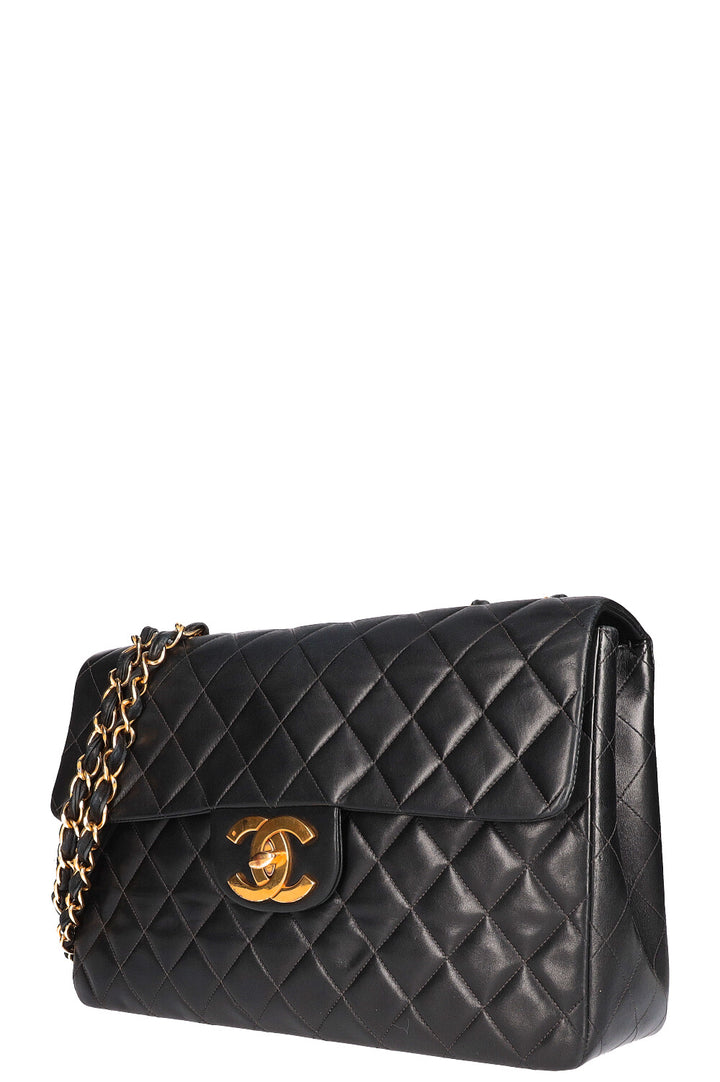 CHANEL vintage single flap bag maxi