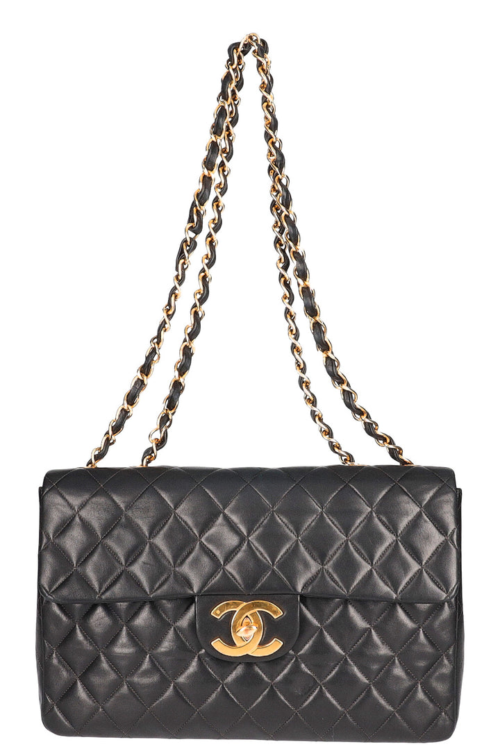 CHANEL Vintage Single Flap Bag Maxi