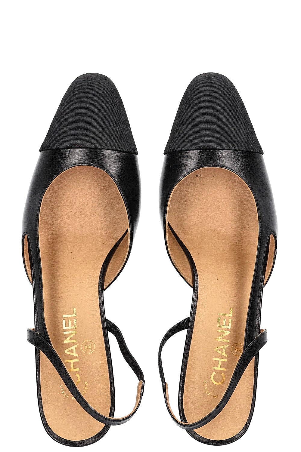 CHANEL Classic Slingback Heels Black