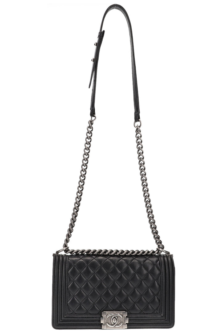 CHANEL Boy Bag Medium Black