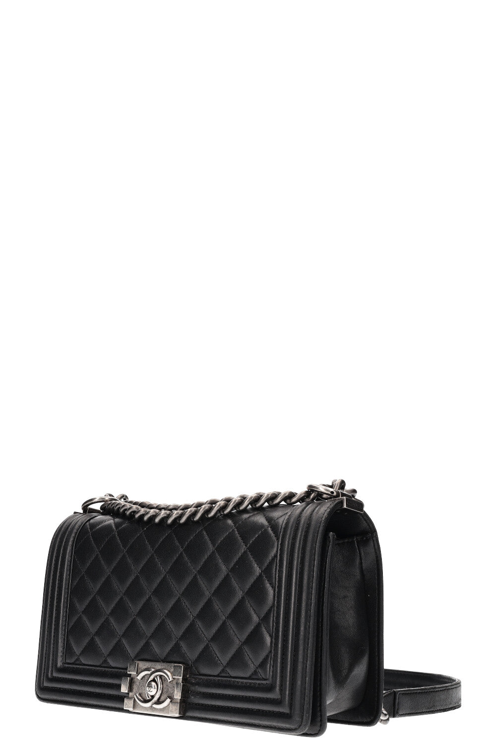 Sac chanel boy on sale noir